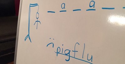 “Pig flu . . .”