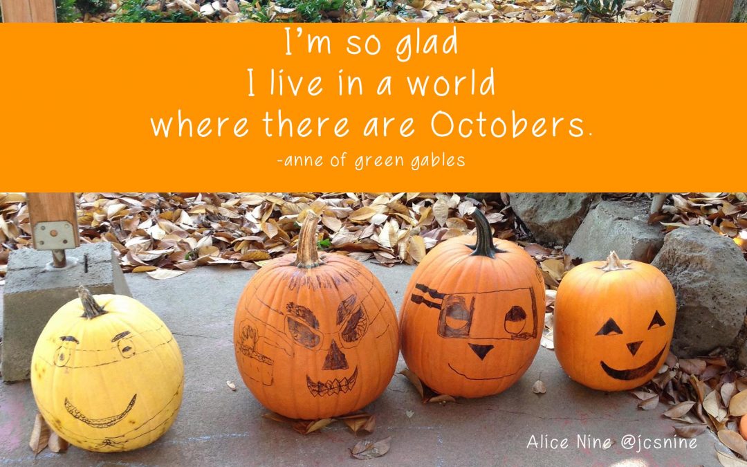 It is October
