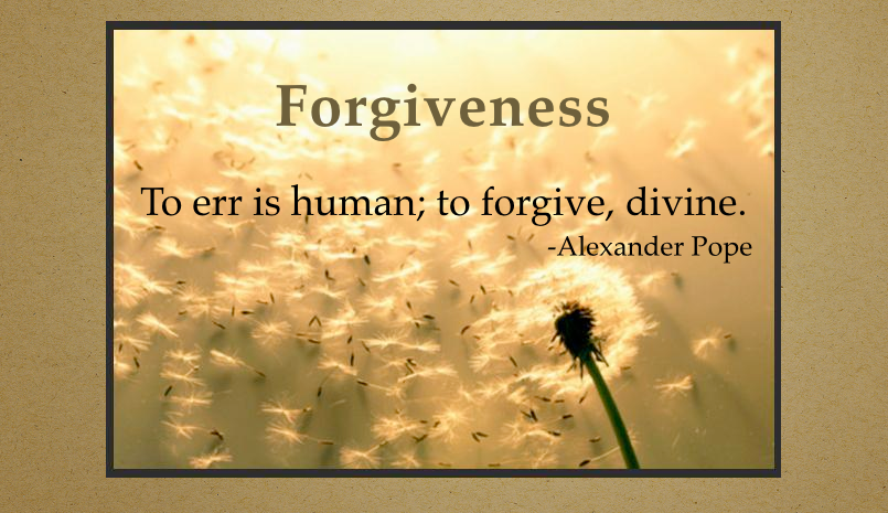 Forgiveness